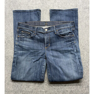 Citizens Of Humanity Jeans Womens 32 Blue Amber Medium Rise Bootcut Denim